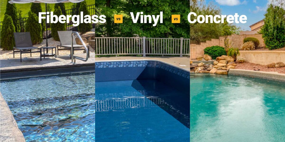 Fiberglass vs. Vinyl vs. Concrete Pools: 2025 Comparison Guide